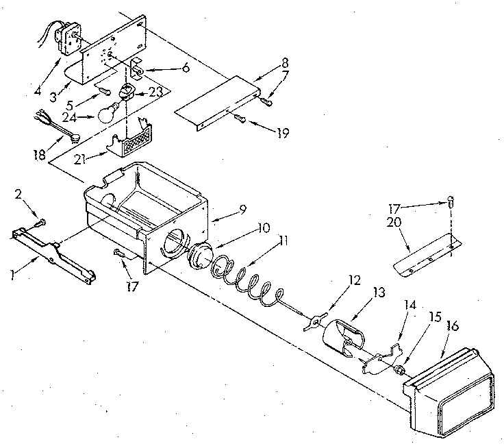 Freezer interior