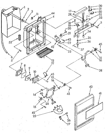 Dispenser front