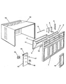 Cabinet and front panel