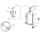 Kenmore 2538780891 compressor diagram