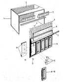 Cabinet and front panel