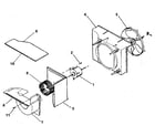 Kenmore 2538781460 air system handling diagram