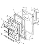 Refrigerator door