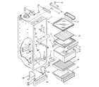 Kenmore 1069505711 refrigerator liner diagram