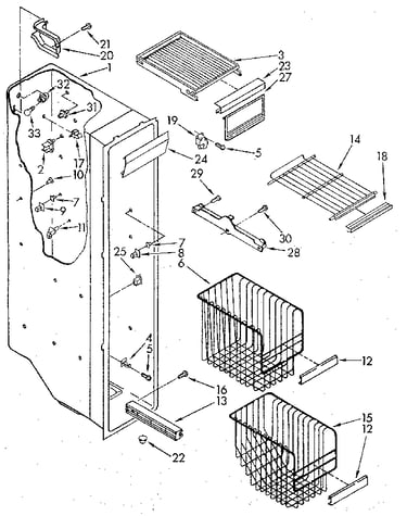 Freezer liner