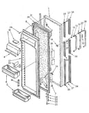 Refrigerator door