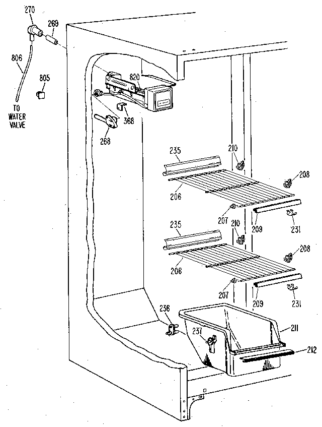 Freezer section