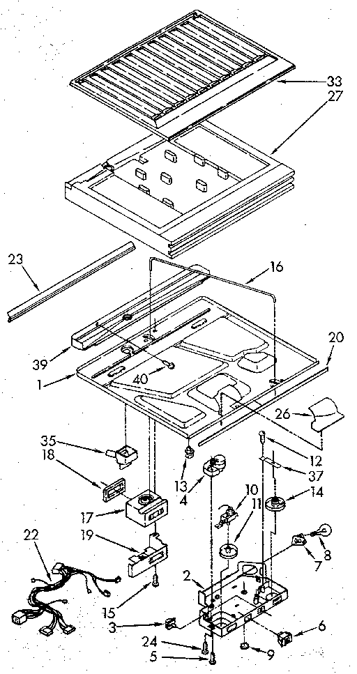 Compartment separator