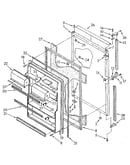 Refrigerator door