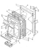 Refrigerator door
