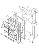 Refrigerator door