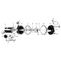 Craftsman 390251180 motor and pump assembly diagram