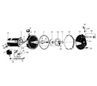 Craftsman 390252280 motor and pump assembly diagram