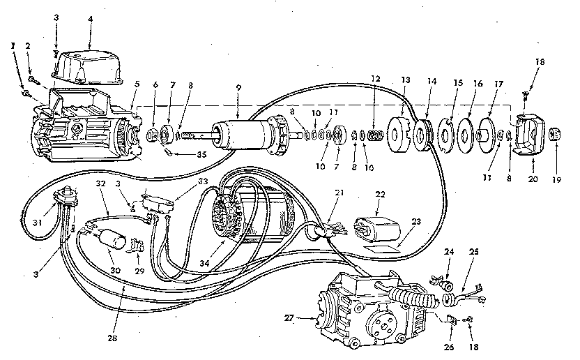 Figure 6 - motor assembly