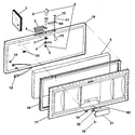 Kenmore 2538193611 door diagram