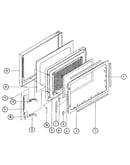 Microwave door