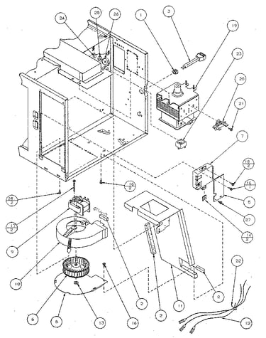 Magnetron and air flow