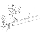 Craftsman 113232200 figure 2 - fence assembly diagram