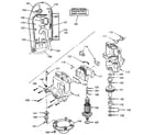 Craftsman 247370610 motor & switch assembly diagram