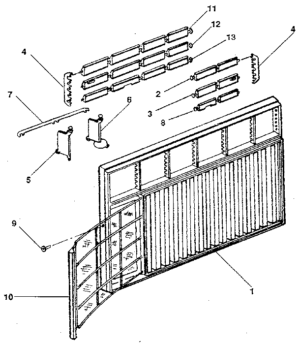Cabinet and front panel