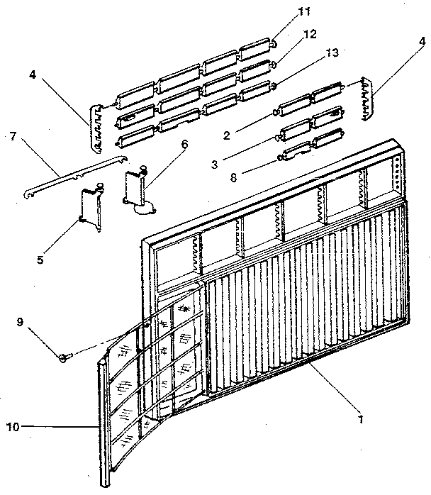 Cabinet and front panel