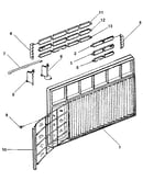 Cabinet and front panel