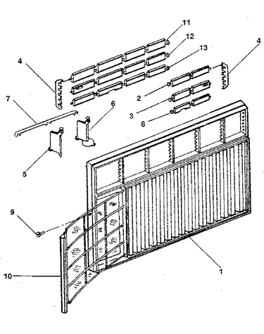 Cabinet and front panel