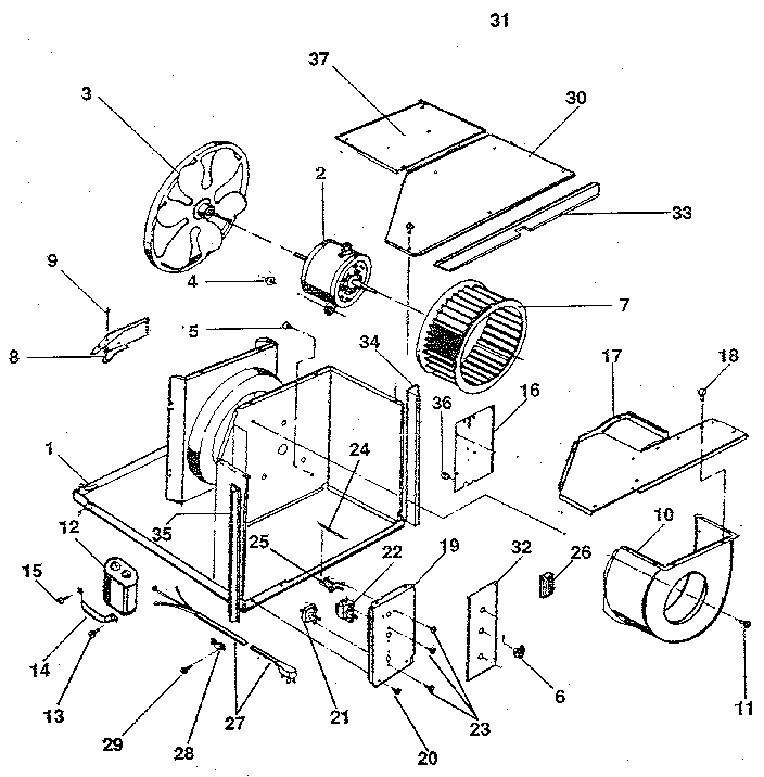 Electrical system and air handling