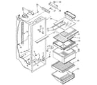Kenmore 1069505580 refrigerator liner diagram