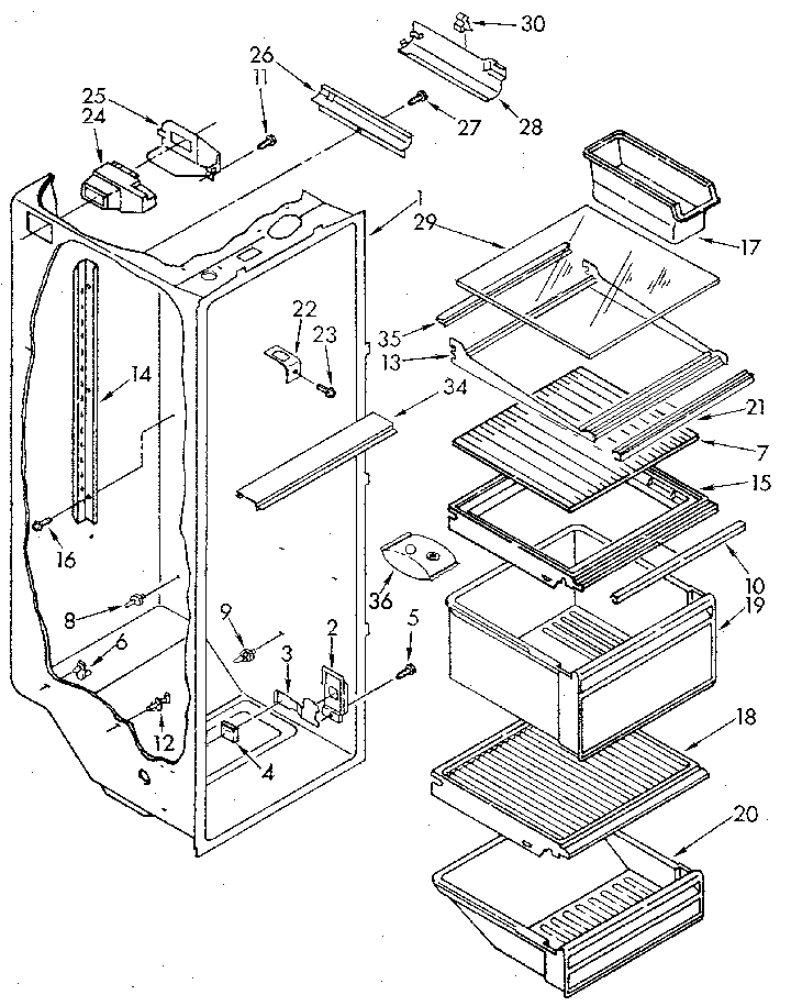 Refrigerator liner