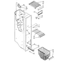 Kenmore 1069505580 freezer liner diagram