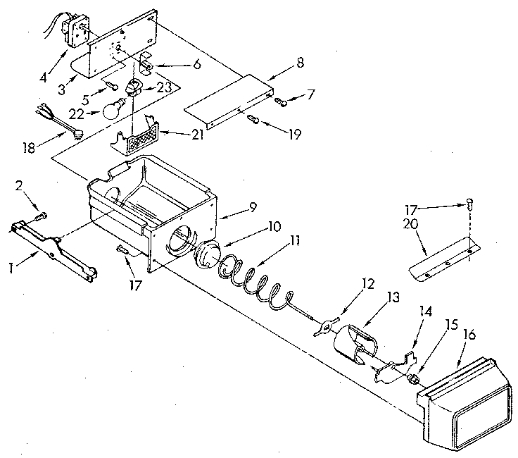 Freezer interior