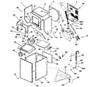 Kenmore 41799975100 cabinet parts & heater diagram
