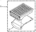 Kenmore 11086993710 dry rack diagram