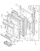 Refrigerator door