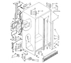 Kenmore 1068550580 cabinet diagram