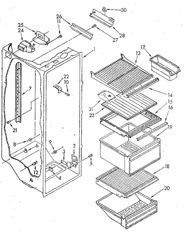 Refrigerator liner