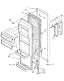 Refrigerator door