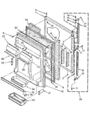 Refrigerator door