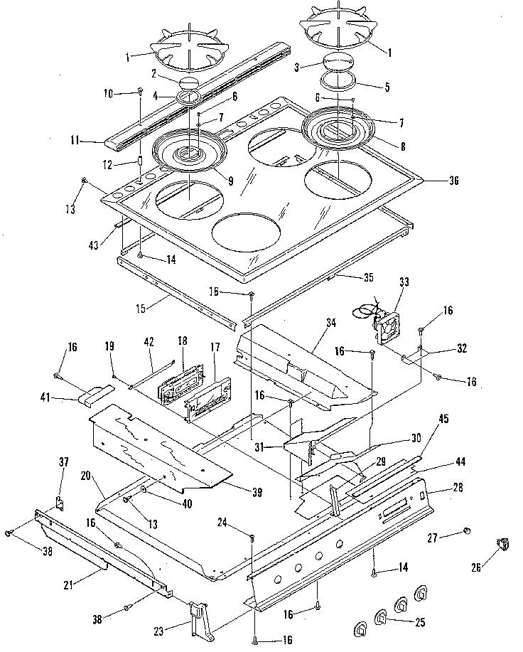 Main top section