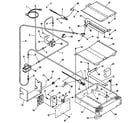 Kenmore 9113678811 broiler and oven burner section diagram