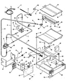 Broiler and oven burner section