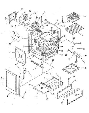 Oven body section