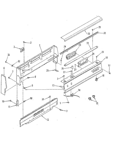 Backguard section
