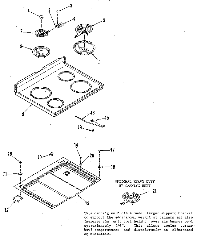 Main top section