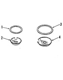 Optional porcelain pan and chrome ring kit