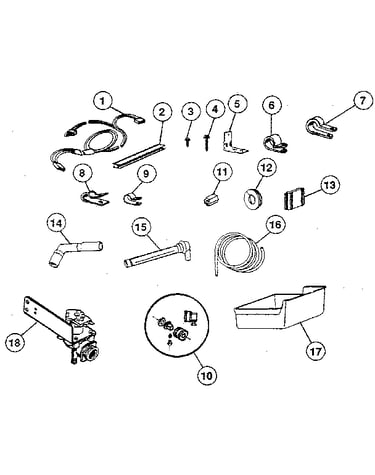 Ice maker installation - kit 8085c