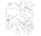 Kenmore 9117389180 broiler and oven burner section diagram