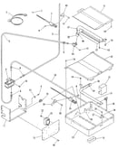 Broiler and oven burner section