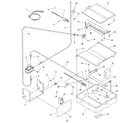 Kenmore 9117359180 broiler and oven burner section diagram